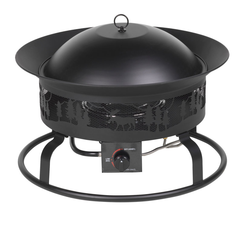 TRAILBLAZER CYRA FIREPIT in Black