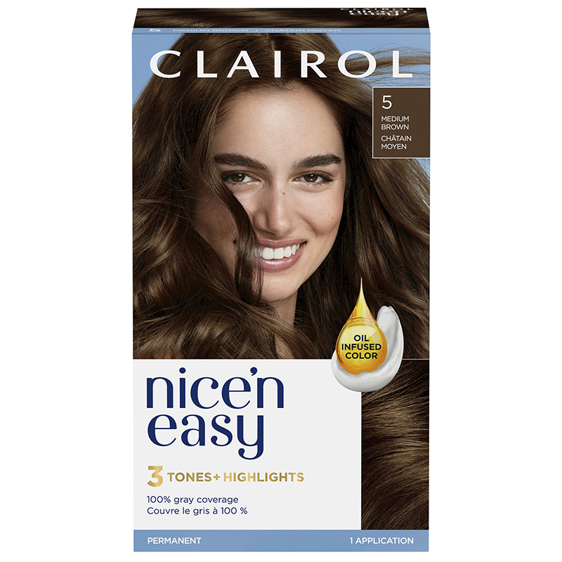 Clairol Nice'n Easy Hair Dye - Medium Brown 5