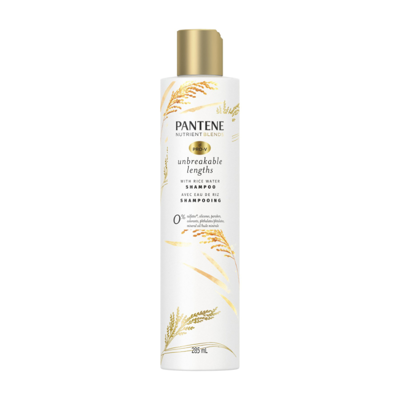 Pantene Unbreakable Lengths Shampoo - Rice Water - 285ml