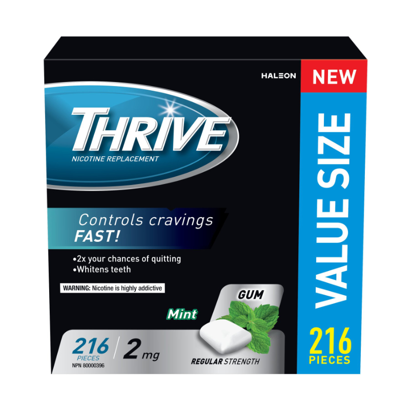 THRIVE GUM 2MG 216'S in Mint