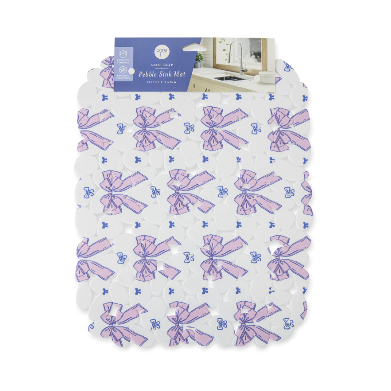 CORE KITCHEN PEBBLE SINK MATPINK BOWS