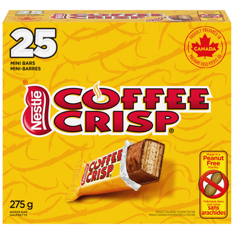 Nestle Coffee Crisp Mini Bars - 25s/275g