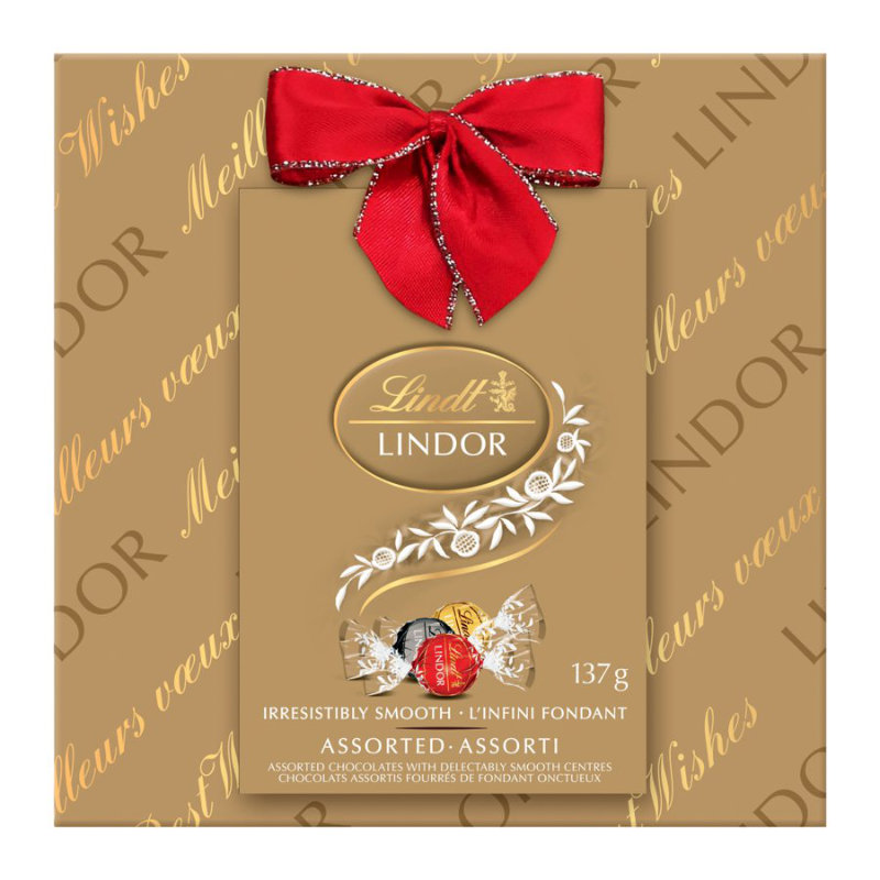 Lindt Lindor Xmas Gift Box - Assorted - 137g