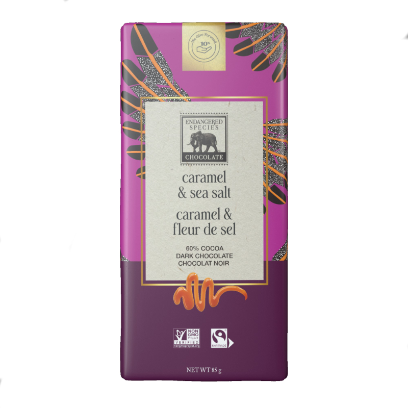 Endangered Species Dark Chocolate with Caramel - 85g