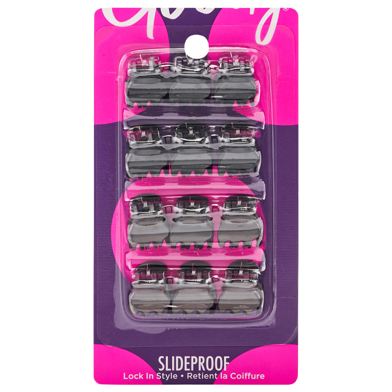 Goody Colour Collection Mini Claw Clips - Black - 12 pack