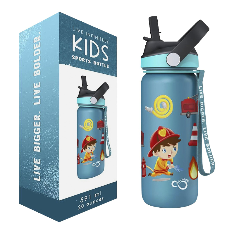 LIVE INF KIDS SPORTS BOTTLE in Blue