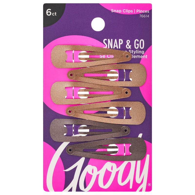 Goody Colour Collection Contour Clips - Brown - 6 pack