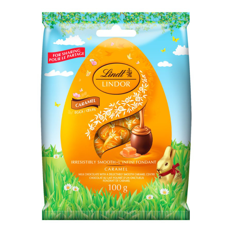 LINDT LINDOR MINI EGGS CRML 100G