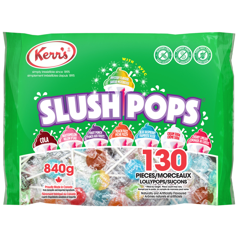 Kerr's Slush Pops Lollipop Mix - 840g
