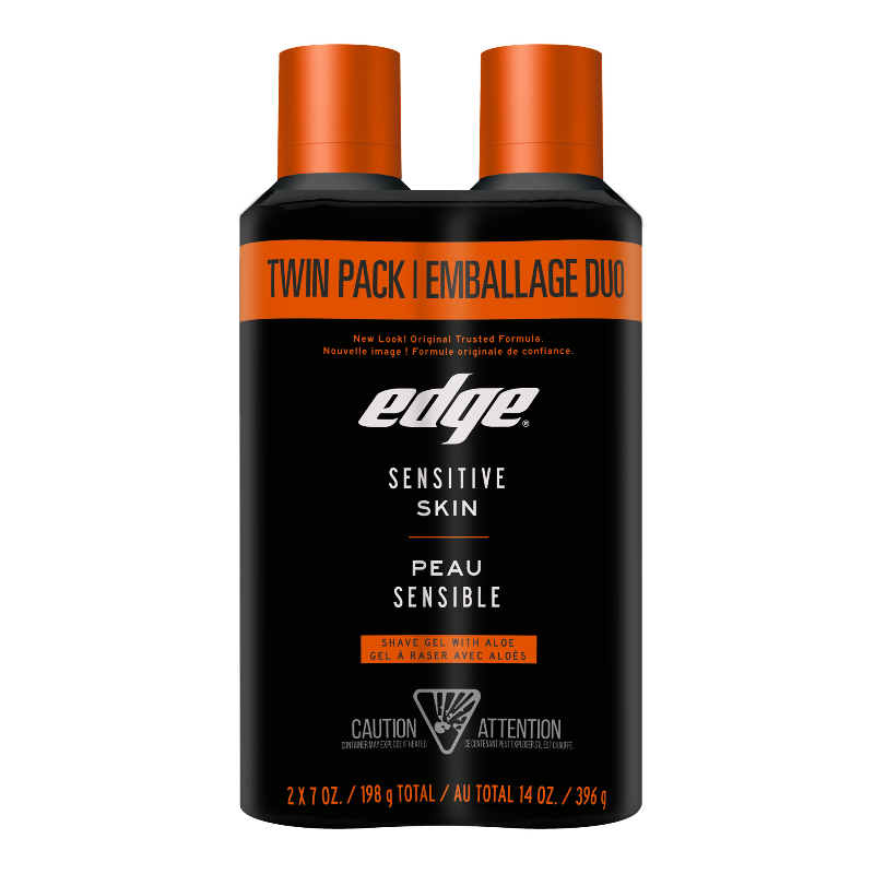 Edge Shave Prep Sensitive Shaving Cream - 2x198g