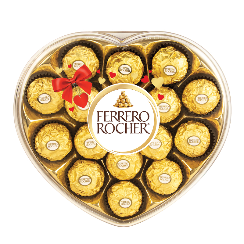 Ferrero Rocher Heart Chocolates - 16 piece