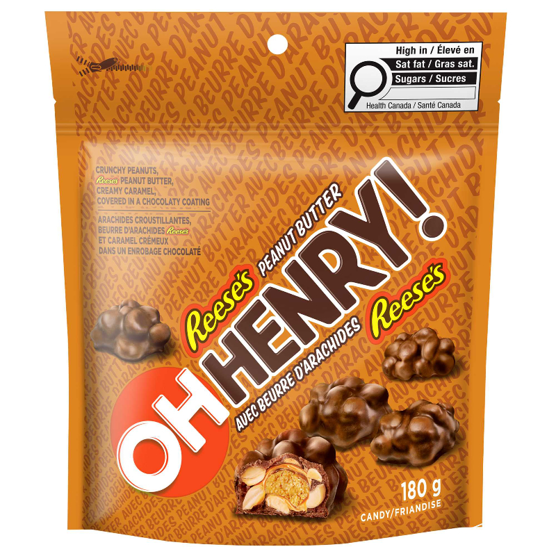 Oh Henry! Reese Peanut Butter - 180g