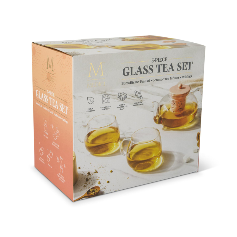 MEDICI TEAPOT MUG SET