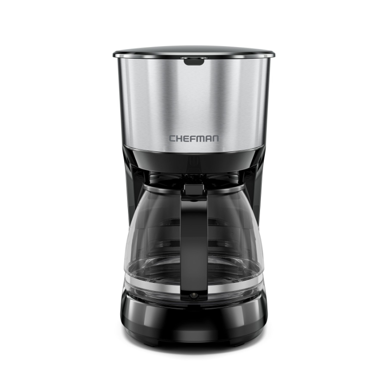 Chefman Coffee Maker - Black/Stainless Steel - RJ14-10-SS-CA
