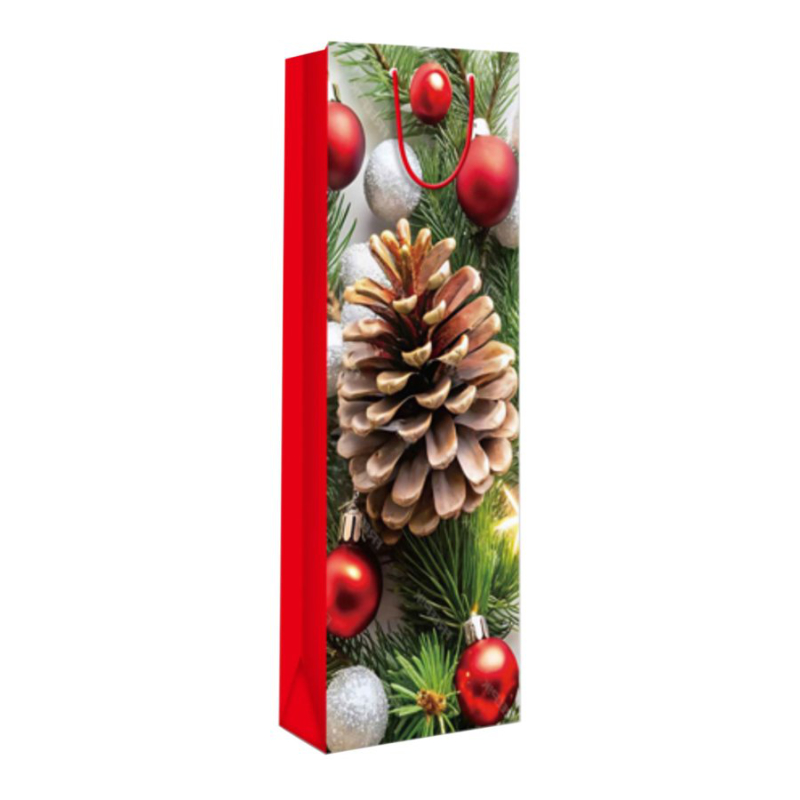 WINE GIFT BAG PINE BERRY