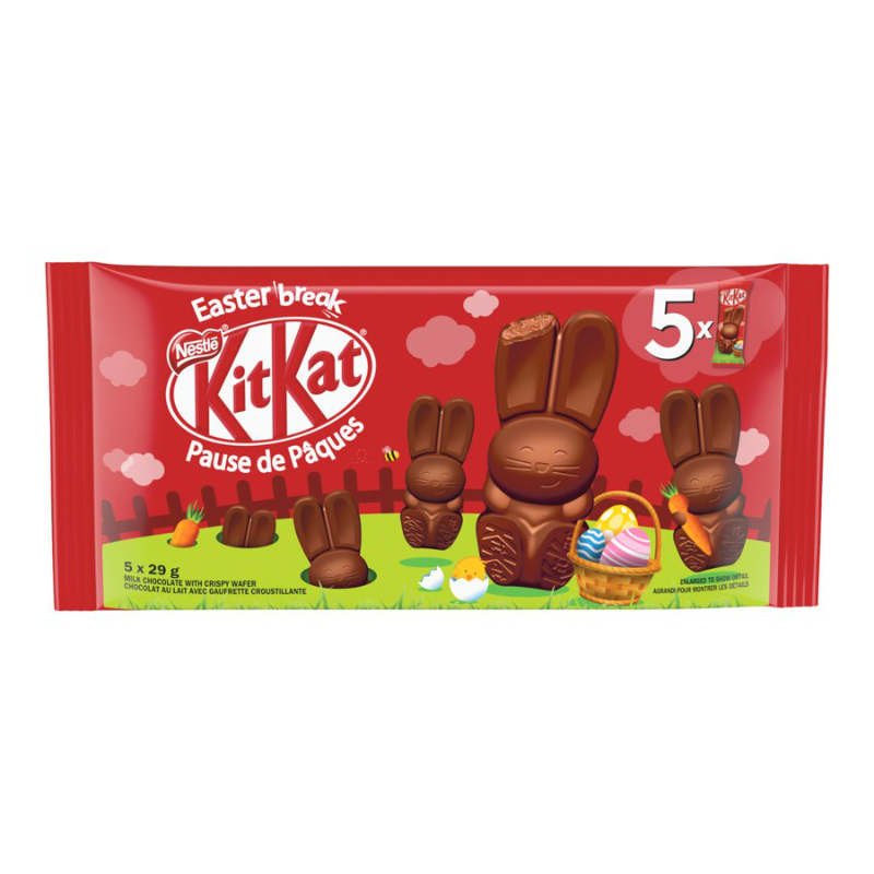 NESTLE KIT KAT BUNNY MULTI Size 5 pack 145g