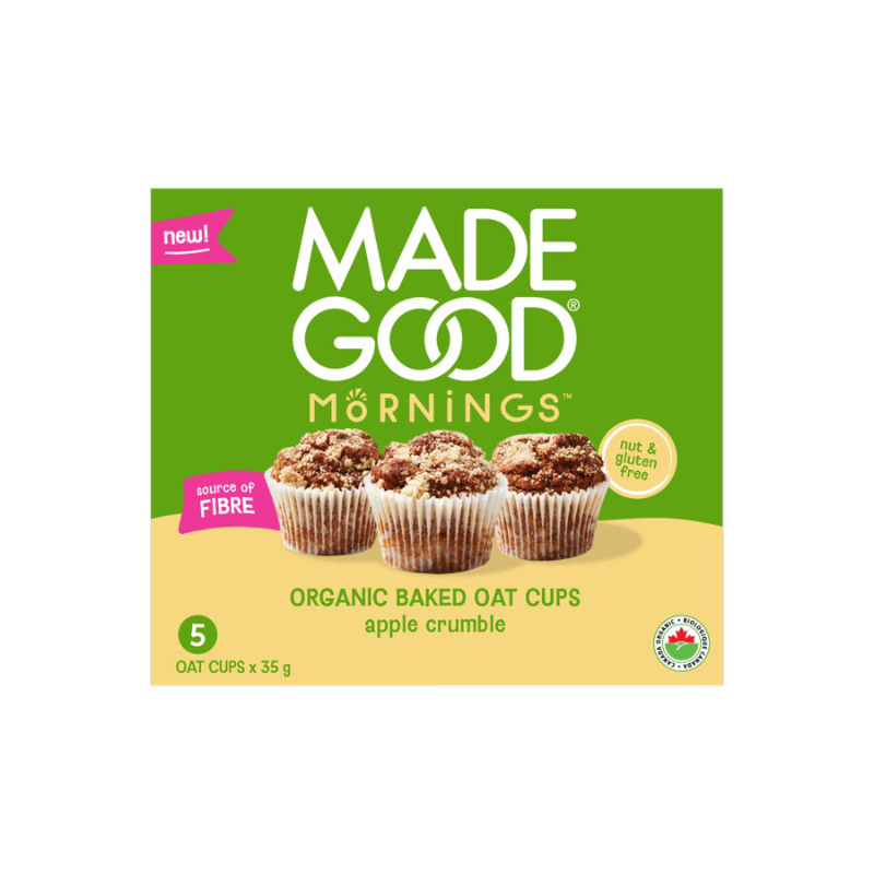 MADE GOOD OAT CUPS APPLE CRU 5PK 35G