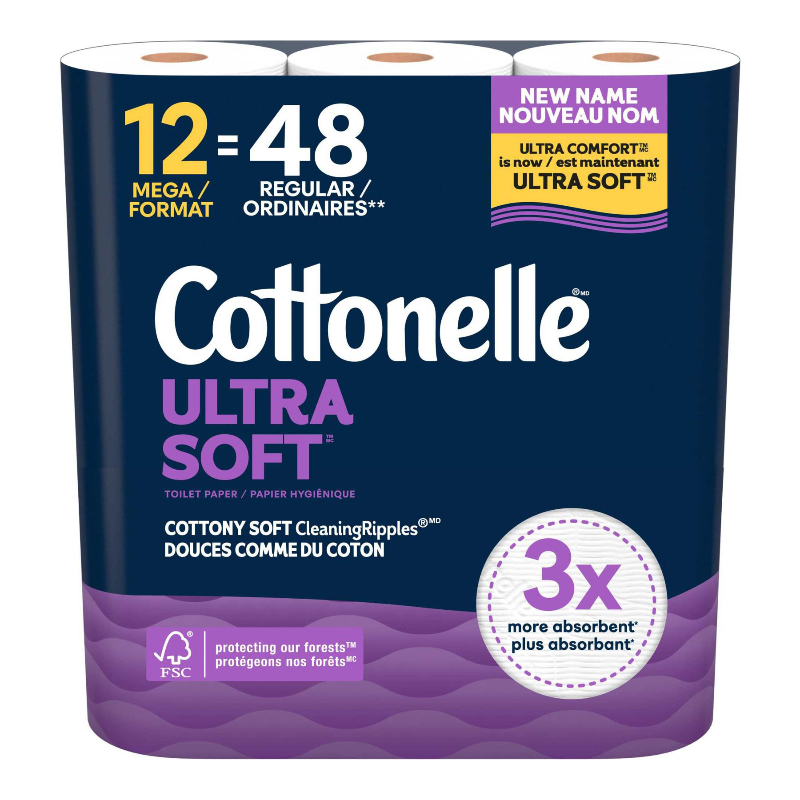 COTTONELLE U/COMFORT TP Size 24 MEGA ROLL