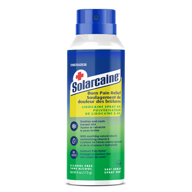 Solarcaine Lidocaine Spray with Aloe - 115 g