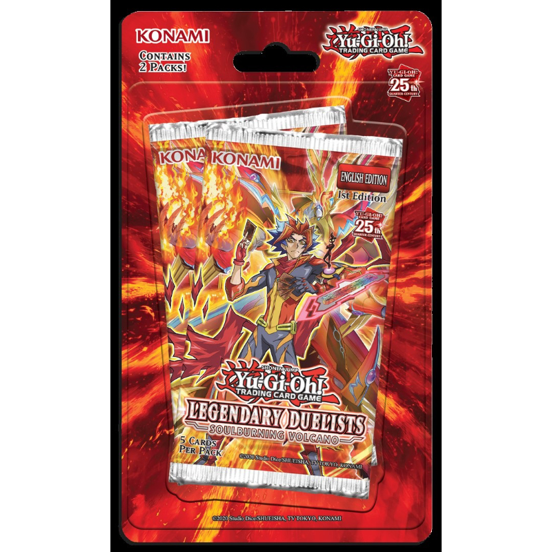 Yu-Gi-Oh! Legendary Duelists: Soulburning Volcano Blister Pack -  Collector's Series