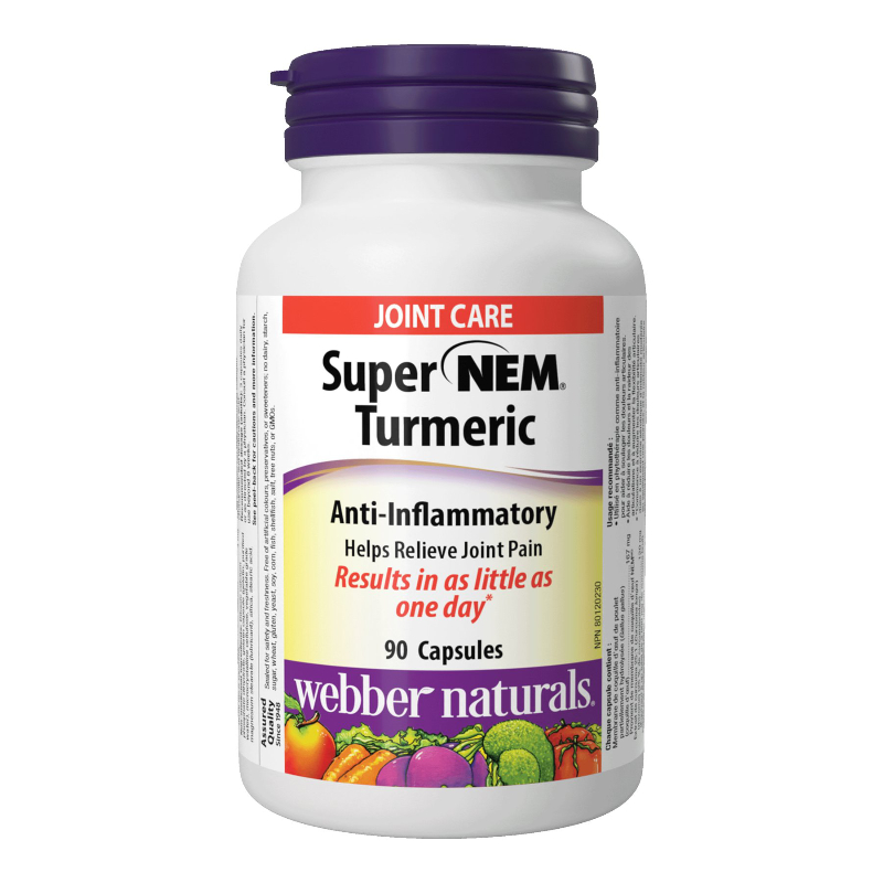 Webber Naturals Super NEM Turmeric Capsules - 90's