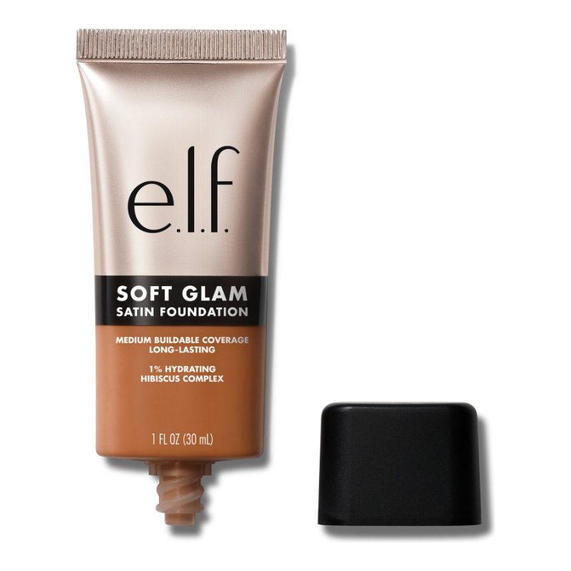 ELF SOFT GLAM ST FOUNDATION 51 DEEP CL in Brown