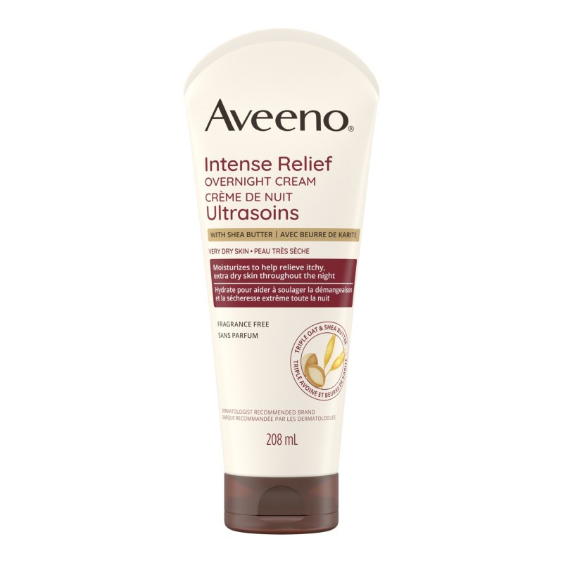 Aveeno Active Naturals Intense Relief Overnight Cream - 208ml