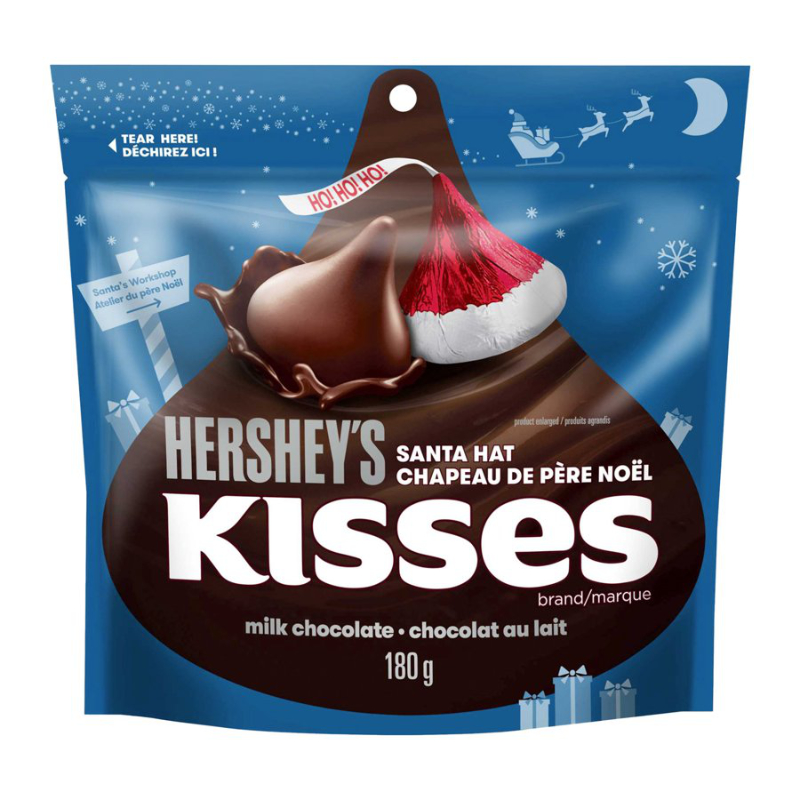 Hershey's Santa Hat Kisses - 180g