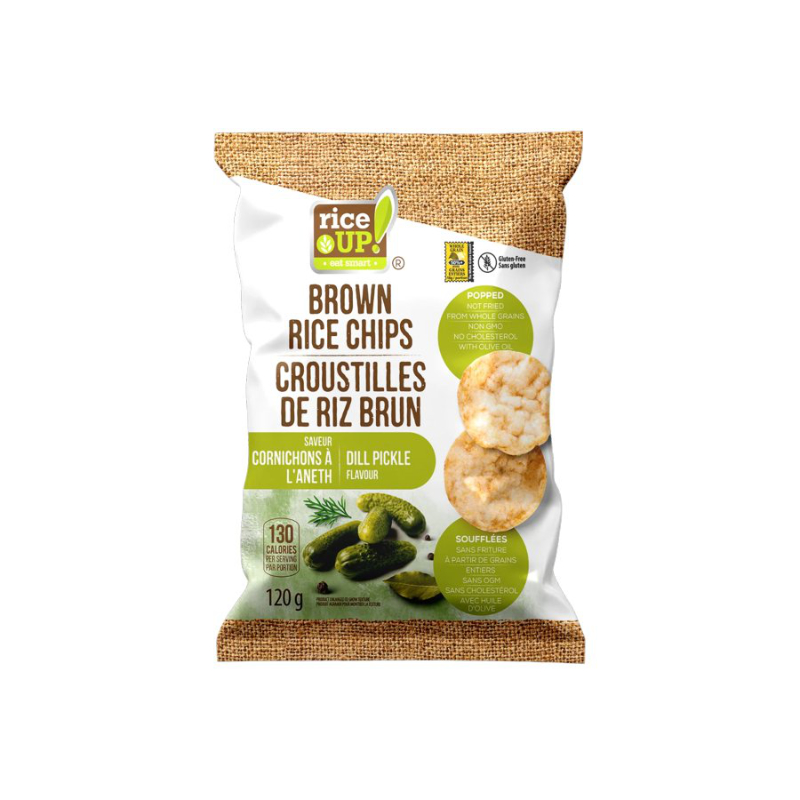 RICE UP RICE CHIPS DILL 120G