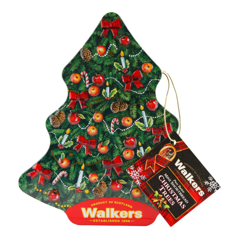 WALKERS CHRISTMAS TREE TIN 225G
