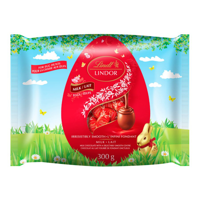 LINDT LINDOR MINI EGGS MILK 300G