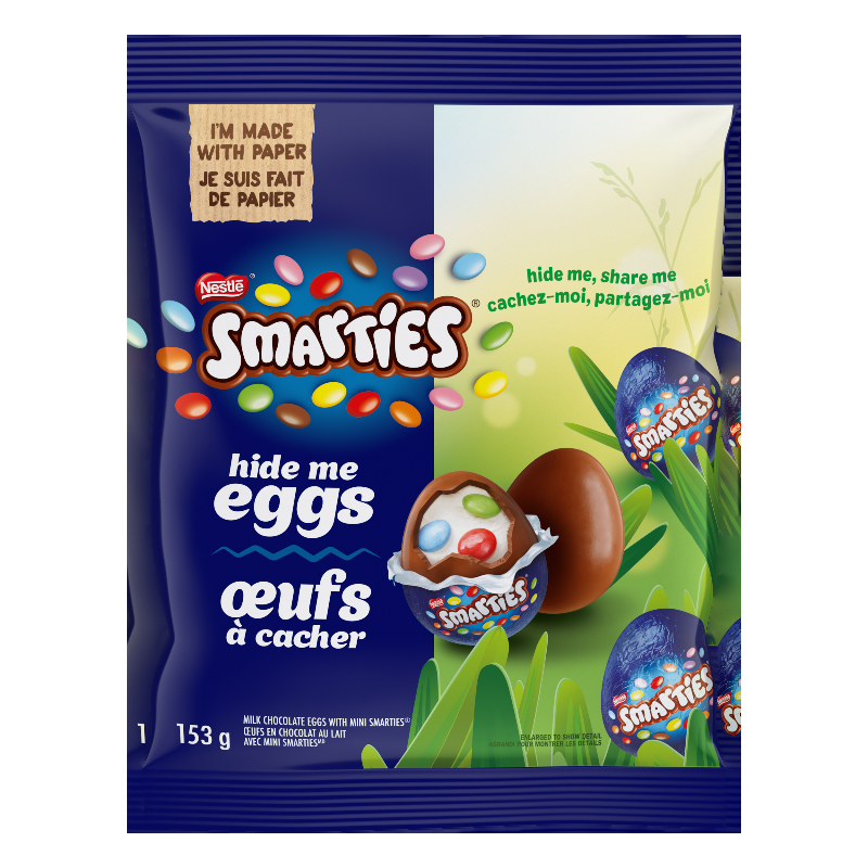 NESTLE SMARTIES HIDE ME EGGS 153G