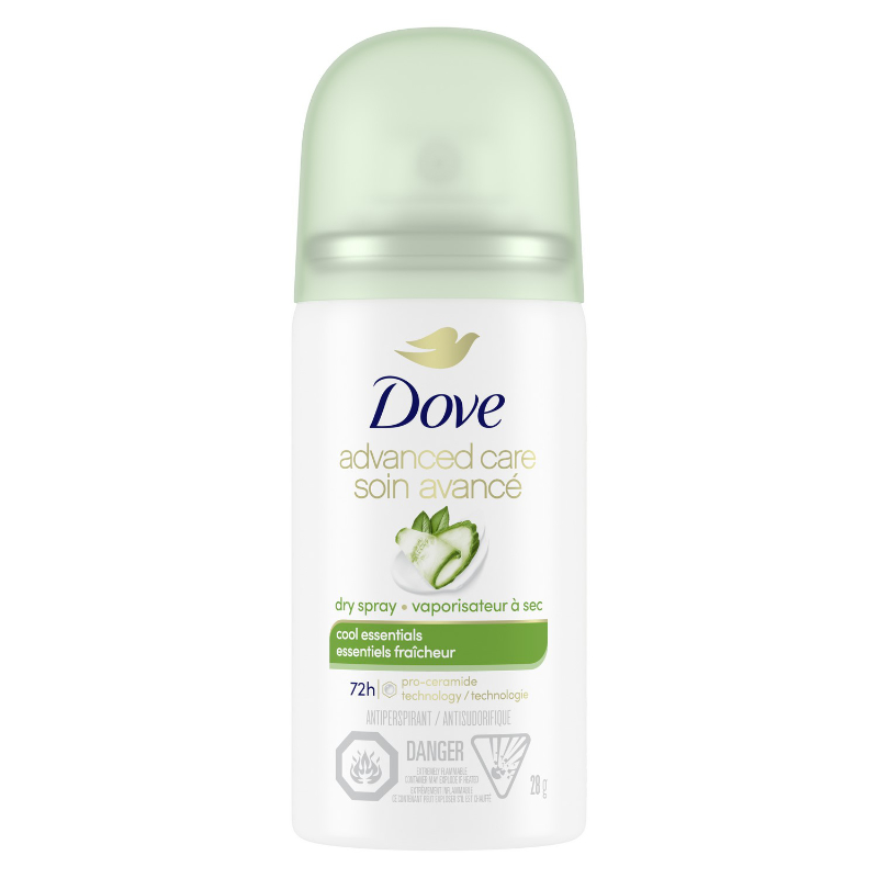 Dove Advanced Care Cool Essentials Dry Spray Antiperspirant - 28g