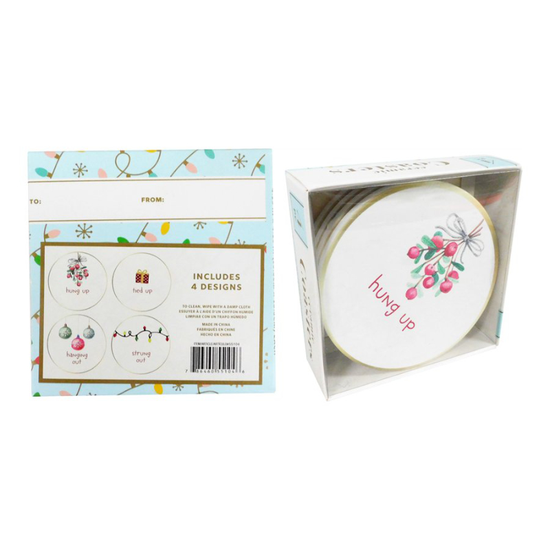 HOLIDAY ICONS COASTER SET