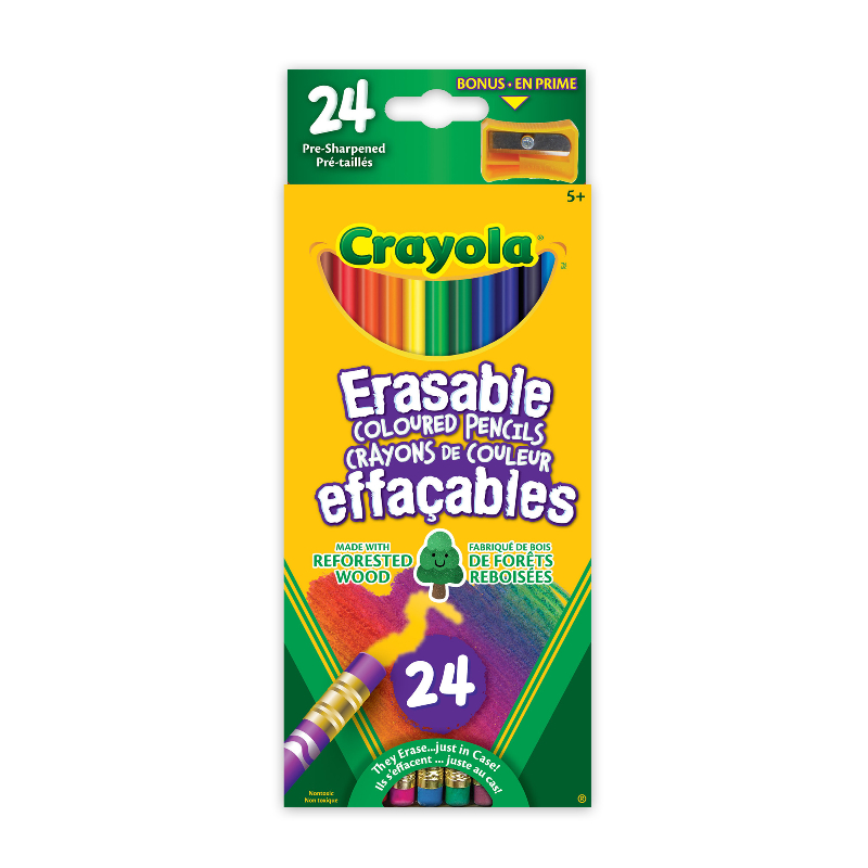 CRAYOLA ERSBL COLOR PENCILS
