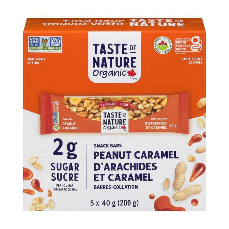 TASTE OF NATURE PEANUT CRML 5X40G