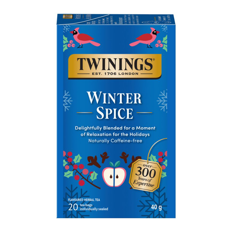 Twinings Winter Spice - Flavoured Herbal Tea - 20s