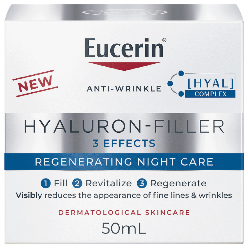 EUCERIN HYAL FILLER NGHT CRM 50ML