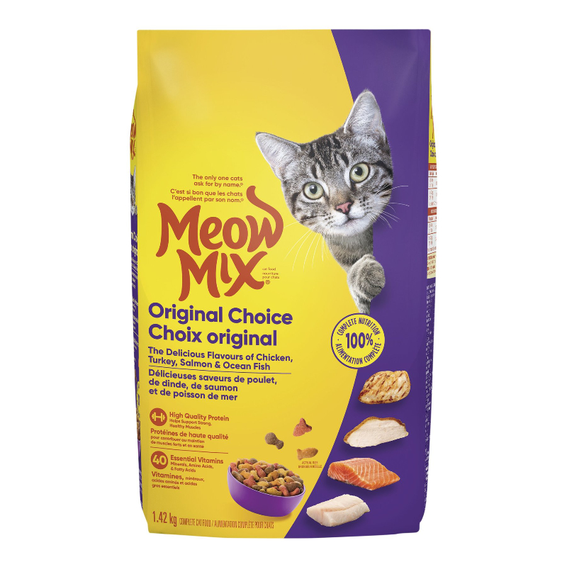 MEOW MIX ORIGINAL DRY CAT FD 09009