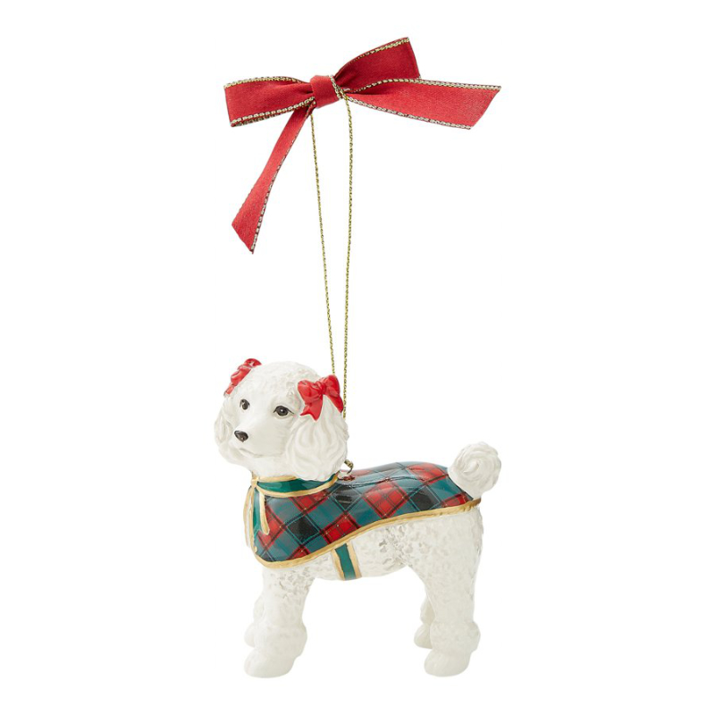 SPODE FRENCH POODLE ORNAMENT