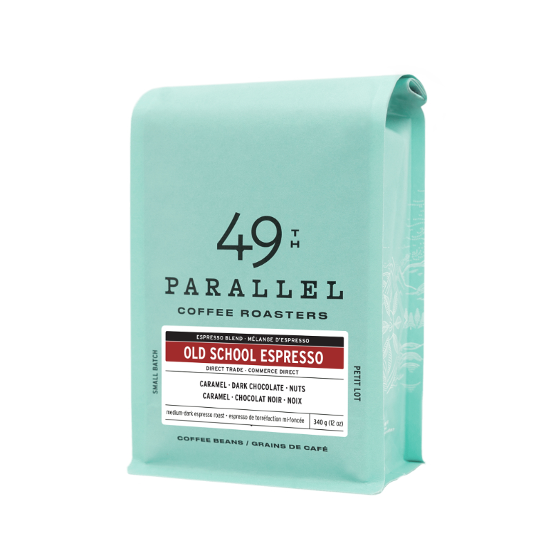 49th Parallel Coffee Roasters Old School Espresso Coffee Beans - 340g