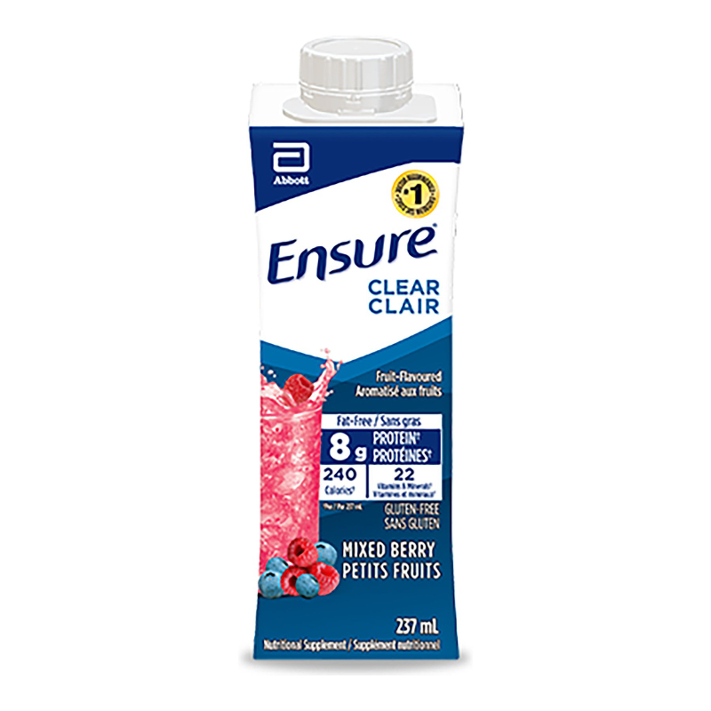 ENSURE CLEAR MIXED BERRY 6X237ML