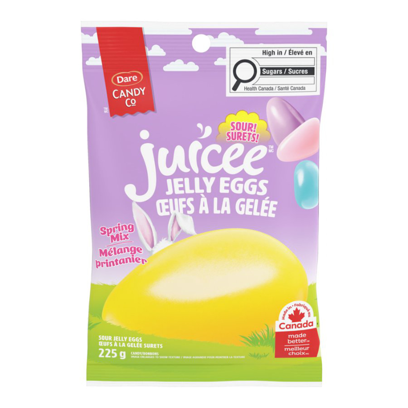 DARE JUICEE SOUR JELLY EGGS Size 225g