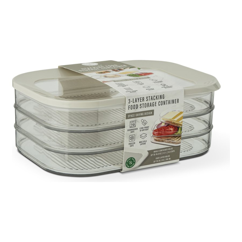 CORE KITCHEN STACK FD STRG in White