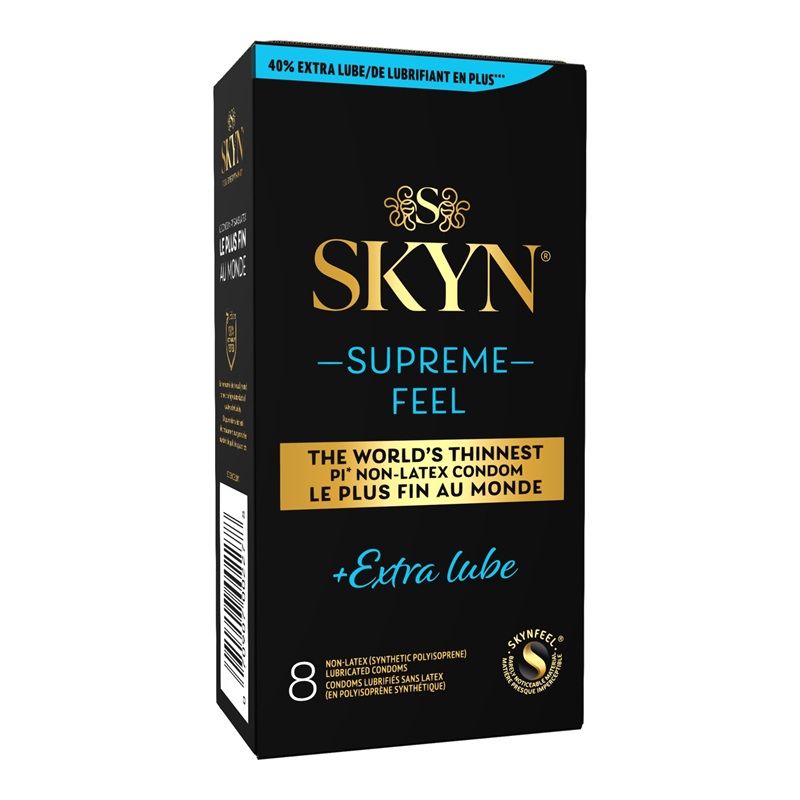 SKYN Supreme Feel Extra Lube Condoms - 8's