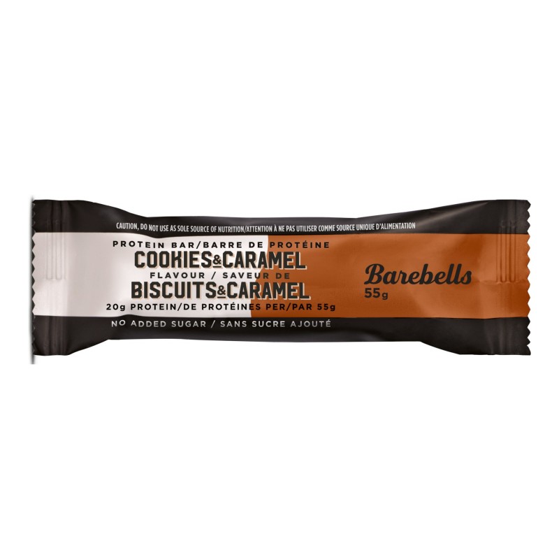 BAREBELLS BAR COOKIE CARAMEL 55G