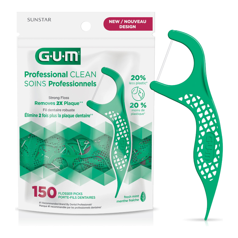 G.U.M Professional Clean Flossers - 150s