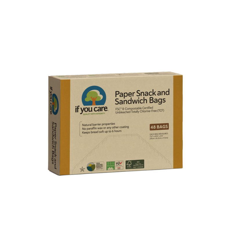 IF YOU CARE PAPER SNDWCH BAG