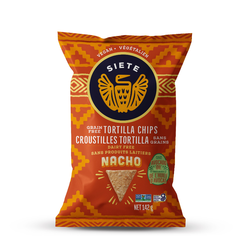 SIETE GF TORTILLA CHIPS NCH 142G