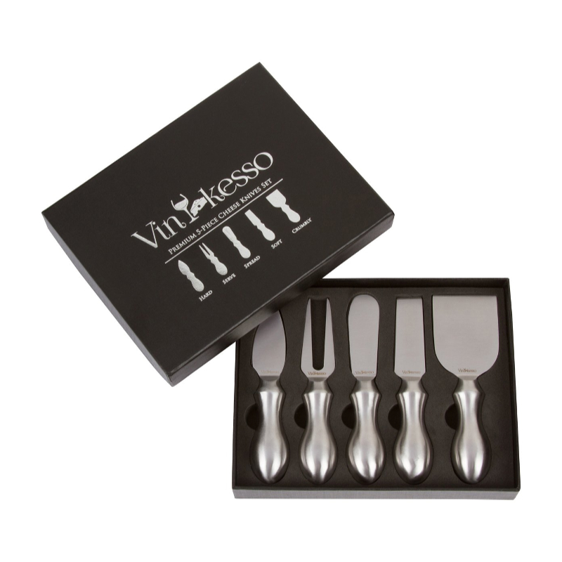 VINKESSO CHEESE KNIVES SET in Silver